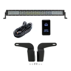 32" Lower Bumper Flush LED Light Bar Brackets Kit For 2005-2015 Toyota Tacoma -Cali Raisedled Sale Store 05 15 Tacoma LBF Kit Combo 2