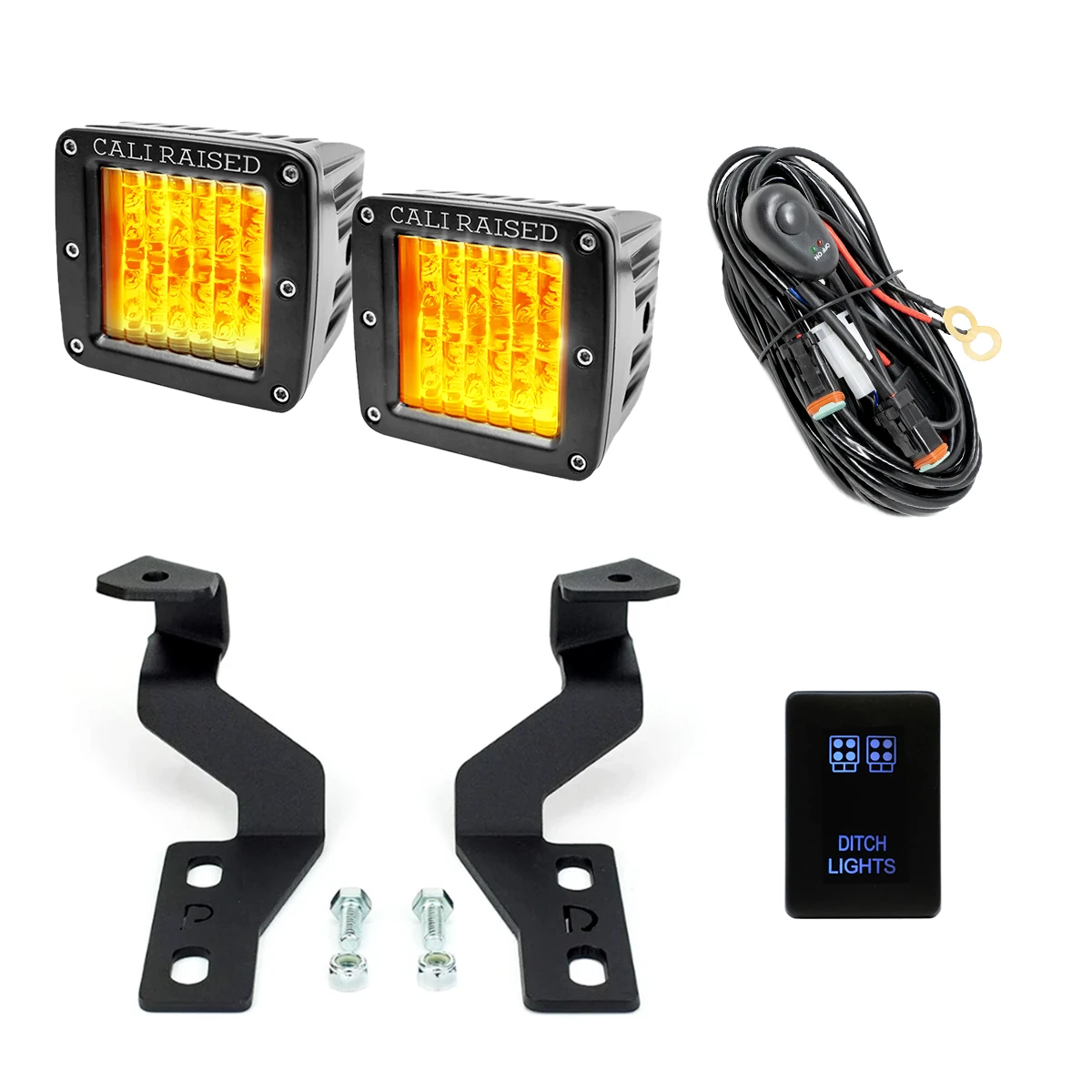 Low Profile Ditch Light Brackets Kit For 2014-2021 Toyota Tundra 16 Low Profile Ditch Light Brackets Kit For 2014-2021 Toyota Tundra - Image 16