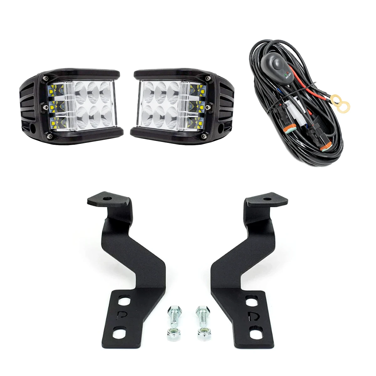Low Profile Ditch Light Brackets Kit For 2014-2021 Toyota Tundra 19 Low Profile Ditch Light Brackets Kit For 2014-2021 Toyota Tundra - Image 19
