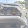 Grille Line Inserts Fits 2019-2023 Toyota Rav4 8 Grille Line Inserts Fits 2019-2023 Toyota Rav4 -Cali Raisedled Sale Store RAV013 RED 449 G Opacity