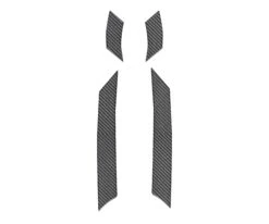 A&D Pillar Overlays Fits 2019-2024 Toyota Rav4 7 A&D Pillar Overlays Fits 2019-2024 Toyota Rav4 -Cali Raisedled Sale Store RAV11 DCF G