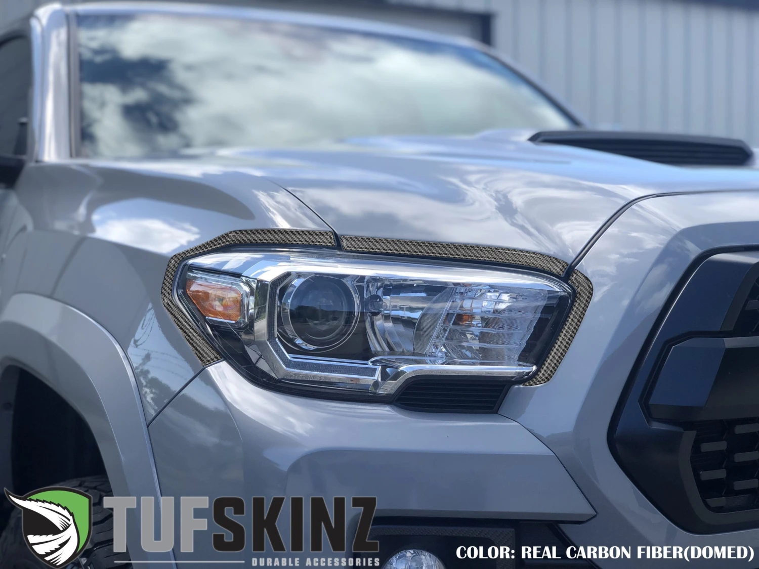 Headlight Accent Trim Overlay Fits 2016-2023 Toyota Tacoma 2 Headlight Accent Trim Overlay Fits 2016-2023 Toyota Tacoma - Image 2