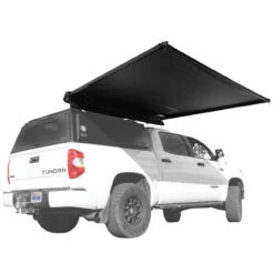 XD Nomadic 2.0 - 6.5' Awning - W/ Lights, Black Out, Black Fabric & Travel Cover Universal