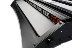 PREMIUM ROOF RACK FOR 2014-2021 TUNDRA CREW MAX -Cali Raisedled Sale Store dual color white amber LED light bar integrated into the wind deflector